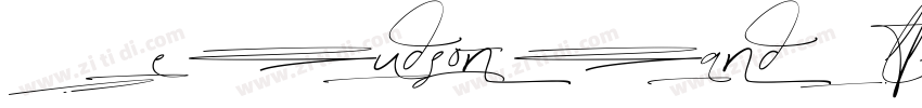 De Hudson Hand Alt字体转换